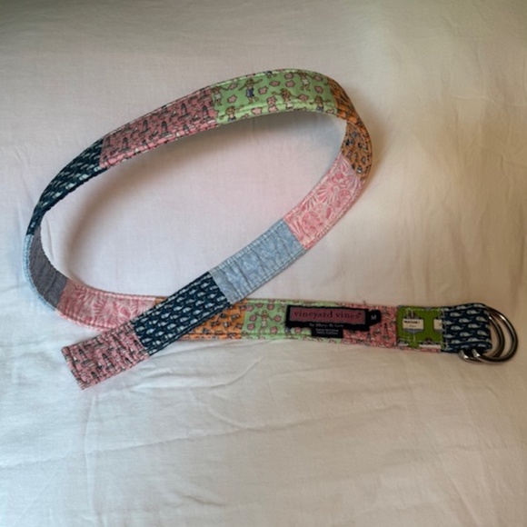 Vineyard Vines Patchwork Belt - Picture 1 of 5